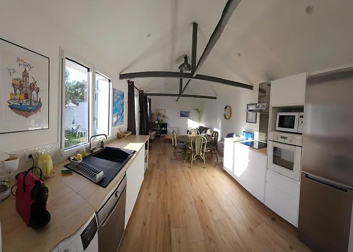 Deux Maisons Reunis Par Le Jardin Et Sa De Plage, A 8min A Pieds Des Plages Et De L'ocean 펜션 바츠 쉬르 메르