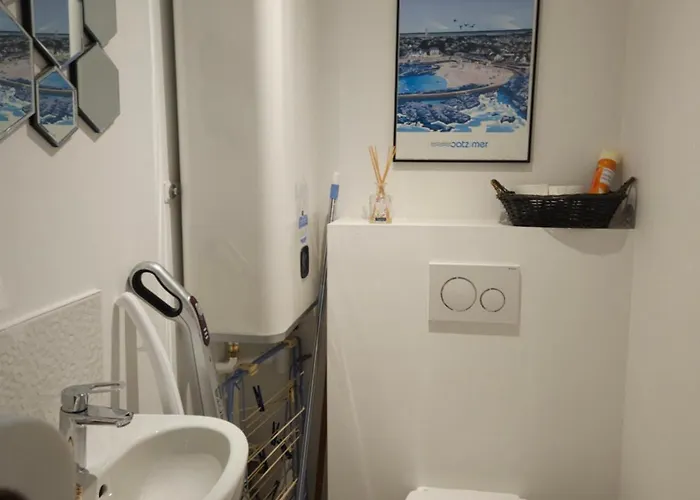 Deux Maisons Reunis Par Le Jardin Et Sa De Plage, A 8min A Pieds Des Plages Et De L'ocean 펜션 바츠 쉬르 메르