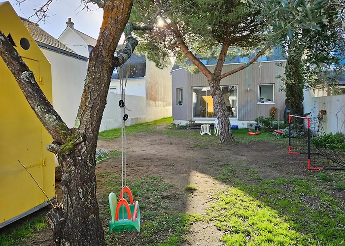 Deux Maisons Reunis Par Le Jardin Et Sa De Plage, A 8min A Pieds Des Plages Et De L'ocean 펜션 바츠 쉬르 메르