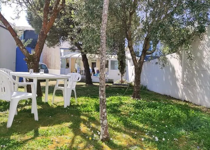 Deux Maisons Reunis Par Le Jardin Et Sa De Plage, A 8min A Pieds Des Plages Et De L'ocean 바츠 쉬르 메르