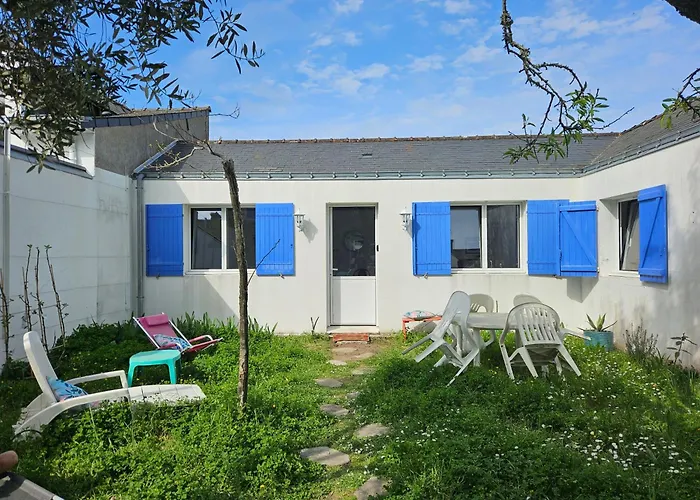 펜션 Deux Maisons Reunis Par Le Jardin Et Sa De Plage, A 8min A Pieds Des Plages Et De L'ocean *