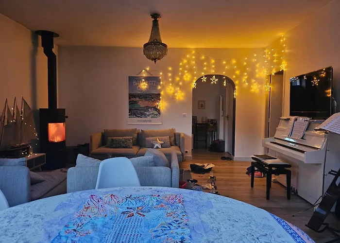Deux Maisons Reunis Par Le Jardin Et Sa De Plage, A 8min A Pieds Des Plages Et De L'ocean